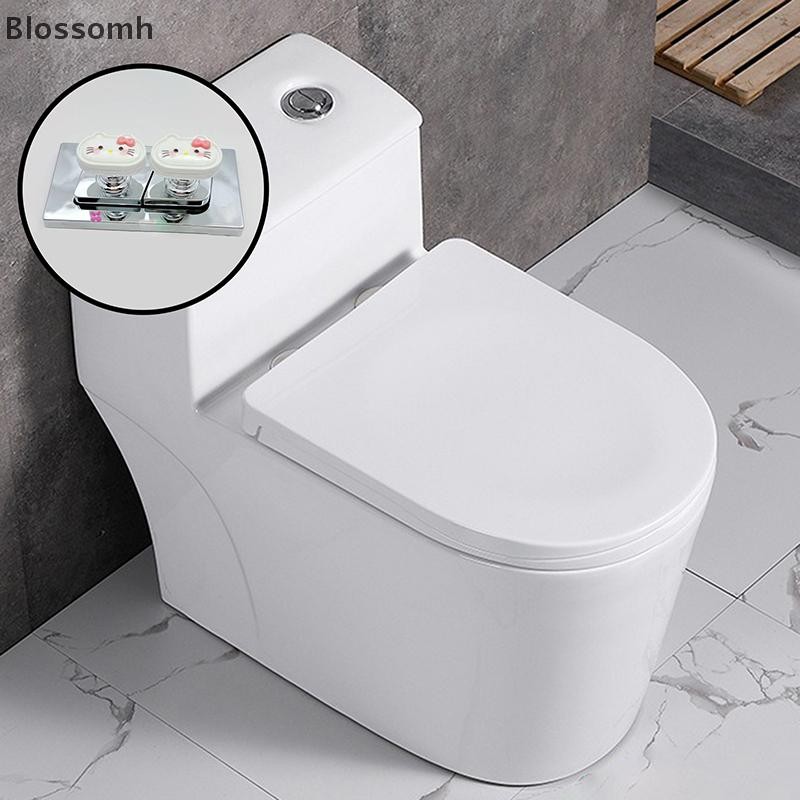 Blossomh น่ารัก Sanrio Hello Kitty ห้องน้ํา Presser ปุ่มลิ้นชัก Flush ปุ่ม Aid สําหรับผู้หญิงเล็บห้องน้ําเล็บ Protector ใหม่