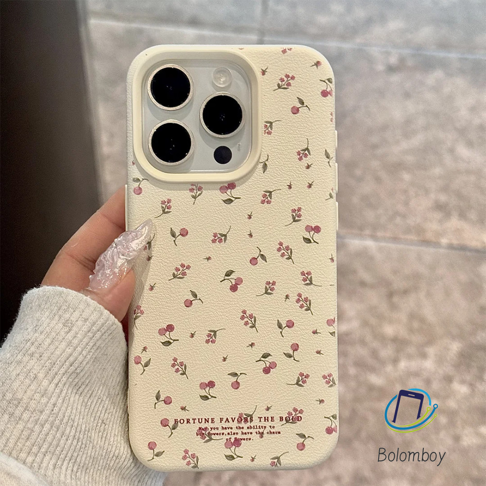 สำหรับ เคสไอโฟน11/13/15/12/14/16 Plus Pro Max XR/X/XS สวยงาม นุ่มและกันกระแทก ทันสมัยและน่ารัก ลายดอกไม้ TPU