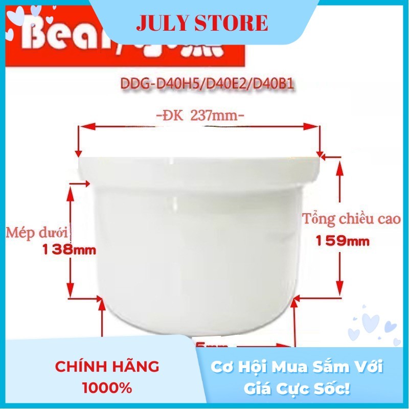 Bear 4L Ceramic Pot รหัส D40H5/D40E2/D40B1,Bear Direct Heat Transfer หม้อตุ๋นหมี รุ่น D40H5/D40E2/D4