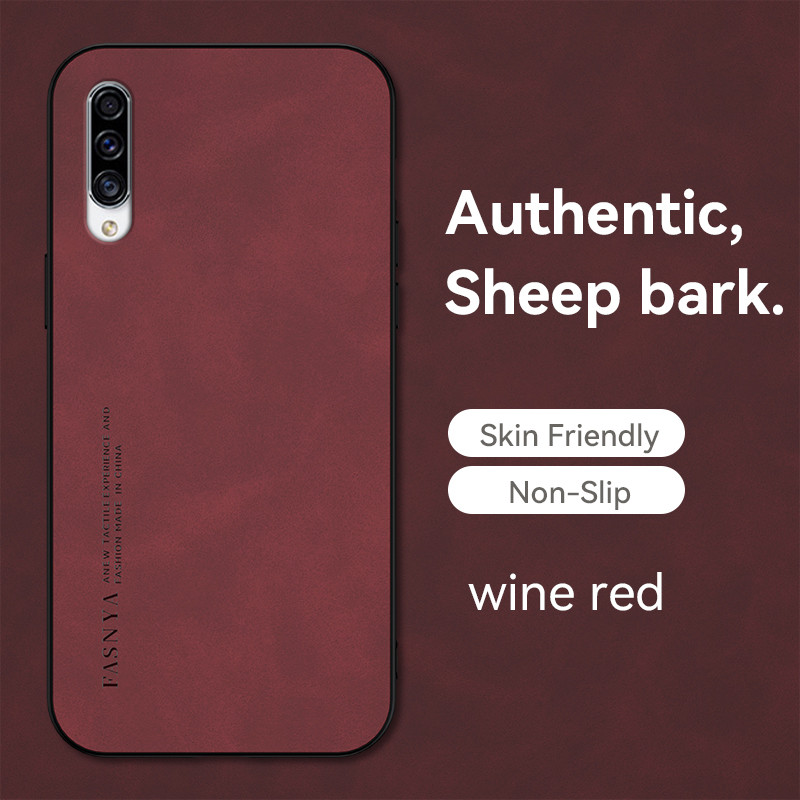 SAMSUNG สําหรับSamsung Galaxy A55 A35 A54 A15 A23 A05S A04S A14 A34 A24 หรูหราPUหนังกันกระแทกนุ่มกรอบSlim Radiating Matteเคสโทรศัพท์