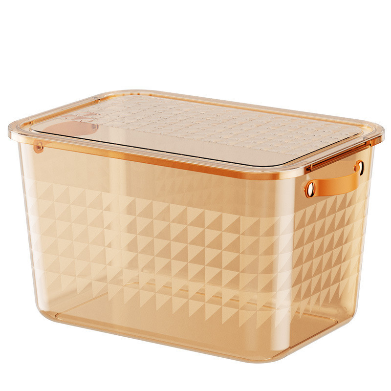 กล่องเก็บของใส PET ที่ใช้เก็บเสื้อผ้า ของเล่น หนังสือ เครื่องสำอาง หน้ากากอนามัย - รูปที่ 4