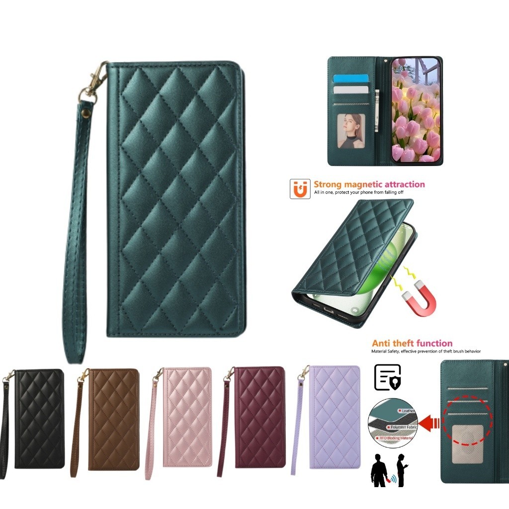 ปลอกสําหรับoppo Reno 7 6Z 5Z Realme 9 10 Pro Plus 9i A78 5G A58 A38 A18 A96 A76 A36 4Gหรูหรากระเป๋าสตางค์หนังPUขาตั้งฝาครอบ