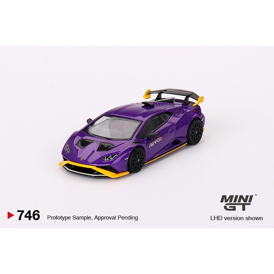 MINI GT 1:64 No.746 Lamborghini Huracán STO Viola Pasifae MGT00746