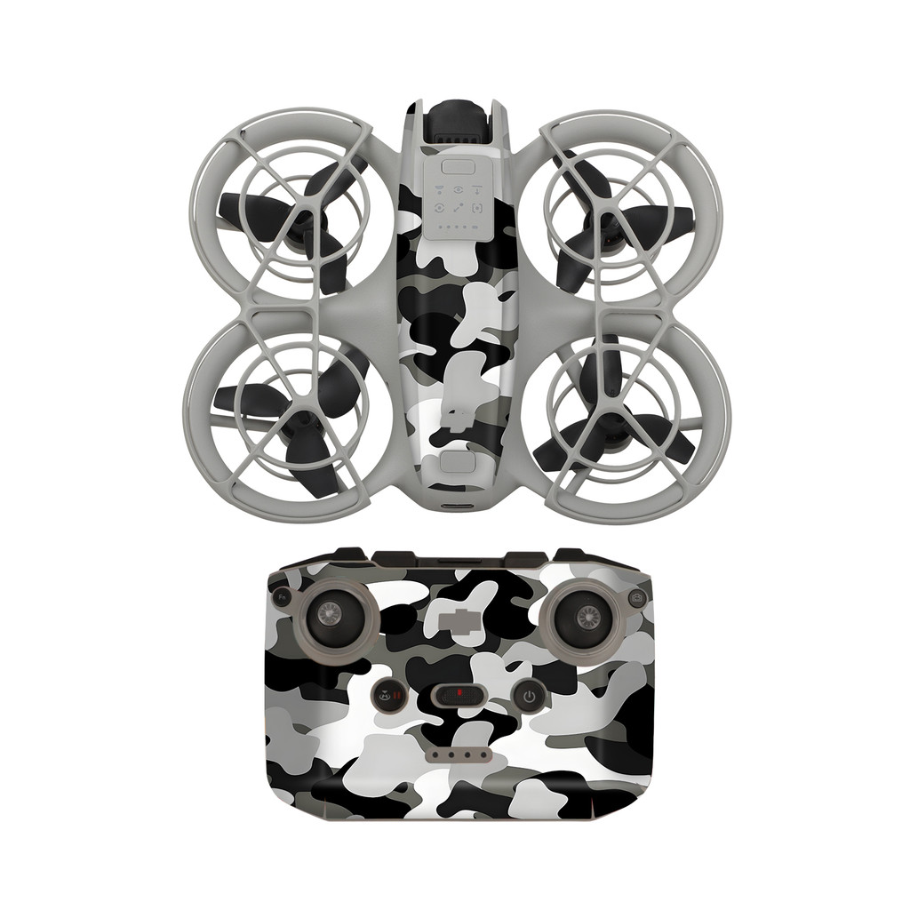 ชุดสติกเกอร์ผิวตกแต่งสําหรับ DJI Neo Body + รีโมทคอนโทรล, ผิวกันน้ํา DIY สติกเกอร์, ฟิล์มป้องกันลายนิ้วมือ, อุปกรณ์เสริมสติกเกอร์ฟิล์มป้องกันสําหรับ DJI Neo