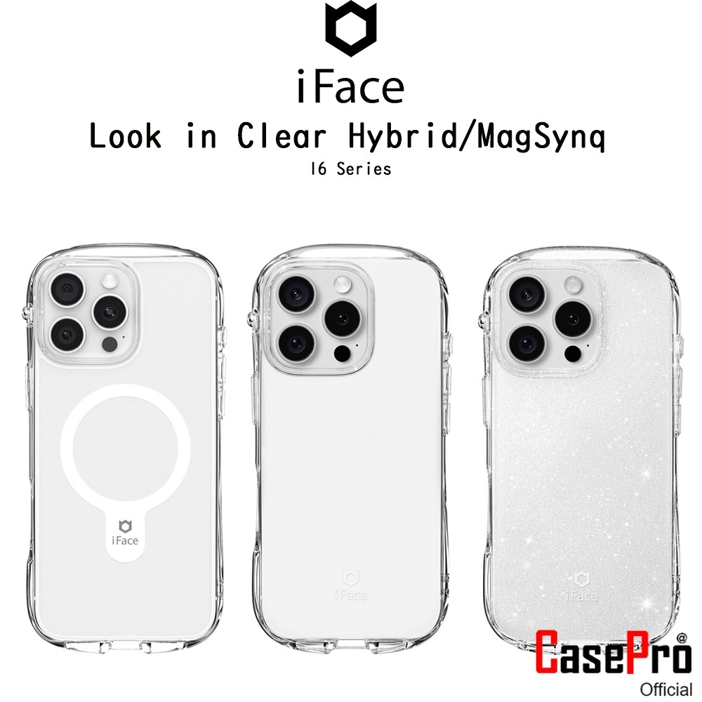 IFACE Look in Clear/Hybrid/MagSynq เคสกันกระแทกเกรดพรีเมี่ยมจากเกาหลี เคสสำหรับ iPhone16/16Plus/16Pro/16Promax