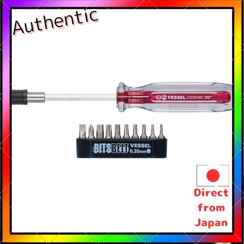 Vessel ชุดไดร์เวอร์ Torx (10 บิตพร้อมดอกเปลี่ยนได้สั้น) TD-6310TX
