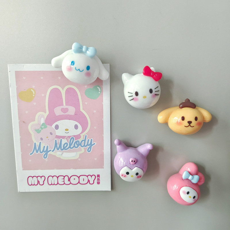 น่ารักไขมันตู้เย็นสติกเกอร์สร้างสรรค์ตู้เย็นตกแต่งแม่เหล็ก