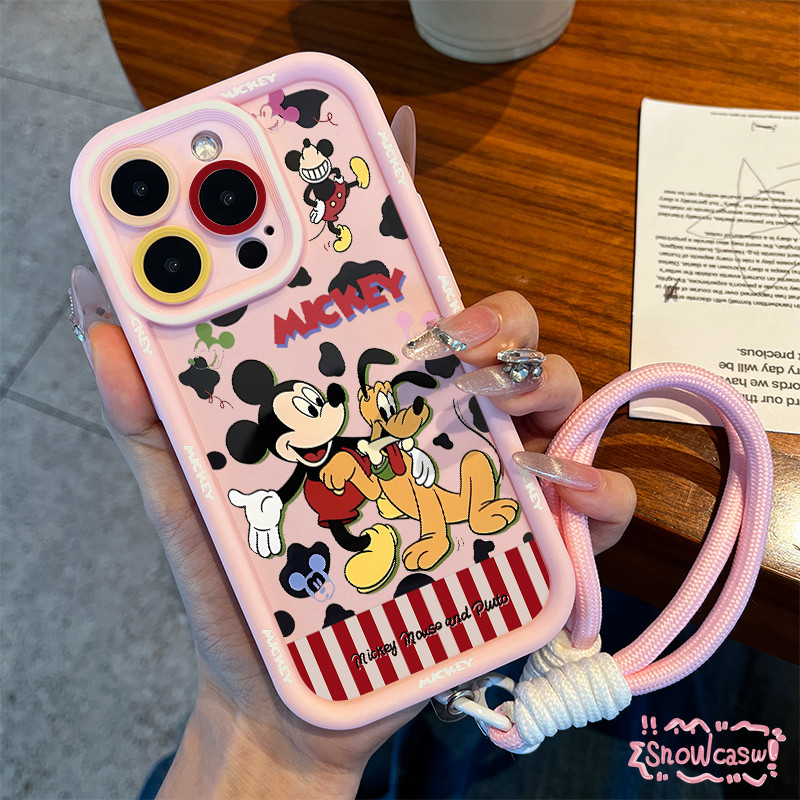 การ์ตูนตลกรูปแบบมิกกี้เมาส์น่ารัก เคสSamsung A05 A03 A05s A24 A14 A54 A15 A25 A50 A21s A12 A52 A03s A32 A23 A13 A34 A53