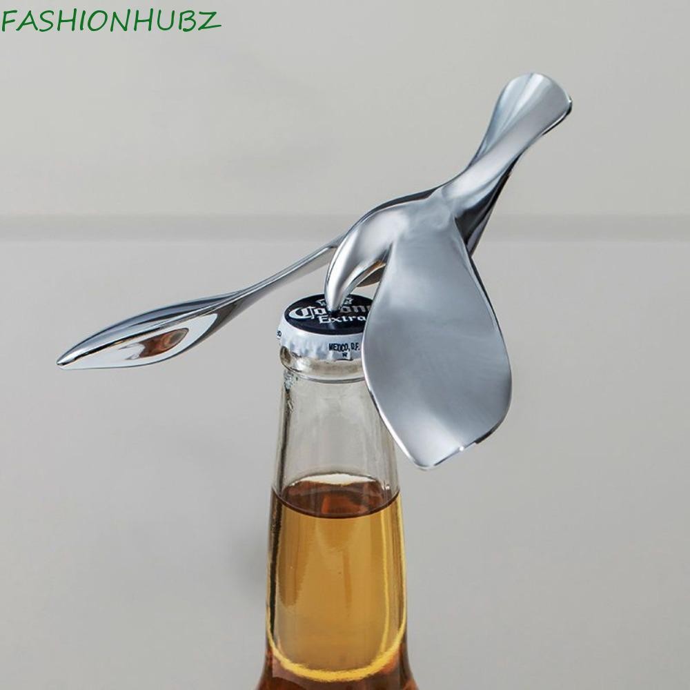 แฟชั่นฮับ บาลานซ์ที่เปิดขวดนก 360 ° Rotation Shining Flying Bird ที่เปิดขวด, Creative Zinc Alloy พื้นผิวเรียบระงับเครื่องประดับนกเบียร์เปิด