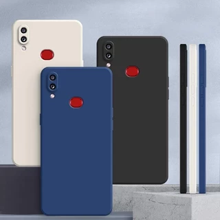 เคส Samsung A10S สีทึบ Samsung A10S เคสซิลิโคนป้องกันการตกสีธรรมดาเรียบง่าย YT