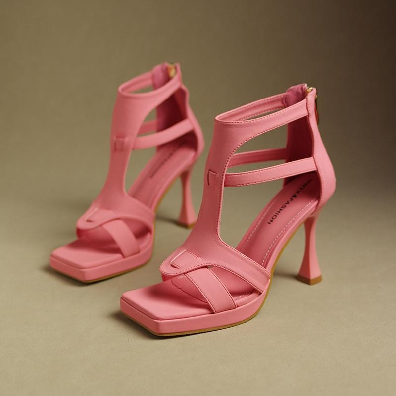 รองเท้าส้นสูง Stiletto รองเท้าส้นสูง Hollow Anti-slip คุณภาพสูง Soft Sole