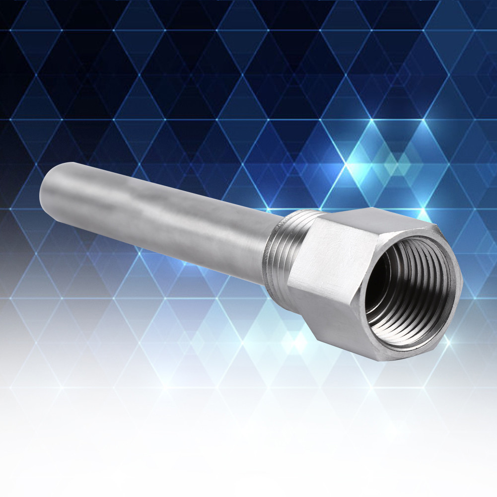 1/2 NPT Thermowell Acogedor สแตนเลสสำหรับเซนเซอร์อุณหภูมิ