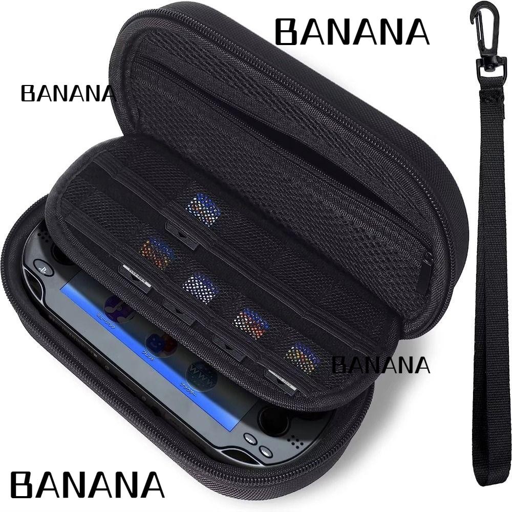 Banana1 กระเป๋าเก็บของ, กันน้ํากันกระแทก Organizer , แบบพกพา Hard Shell กันฝุ่นสําหรับ PS Vita 1000/PSV 2000