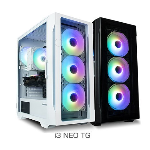 CASE ZALMAN i3 Neo TG Black ARGB With (x4 ARGB) PWM Fan Mid-Tower ATX