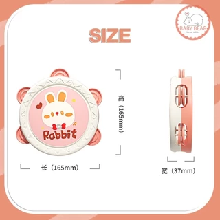 ของเล่นกลอง แทมบูรีน เขย่าๆมีเสียง เสริมพัฒนาการการเรียนรู้