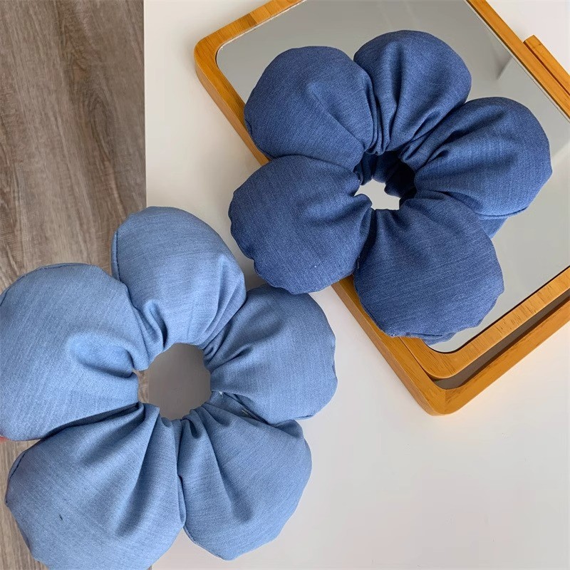 ใหม่ดอกไม้ใหญ่เชือกผม Scrunchies หางม้าผูกผม Headwear เครื่องประดับผม
