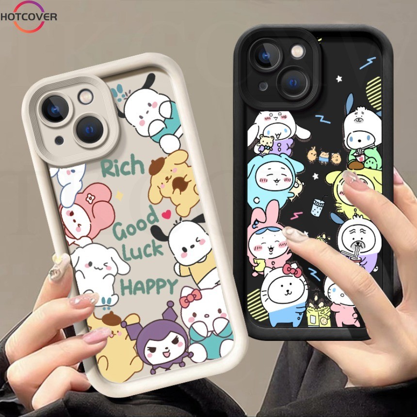 SANRIO Drop Proof All-Wrapเคสโทรศัพท์สําหรับXiaomi 14T Pro 14 13 12 13T Pro 13 12 Lite Sanrioสัตว์รูปแบบน่ารักเคสโทรศัพท์ใหม่น่ารัก