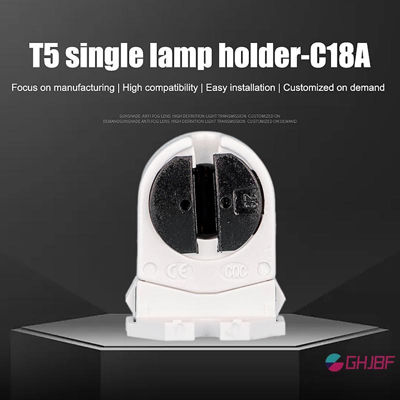 Ghjbf] 1PC เรืองแสง LED Light Tube อุปกรณ์เสริม T5 เรืองแสงผู้ถือแสงทนความร้อนโคมไฟซ็อกเก็ต C18A AC 