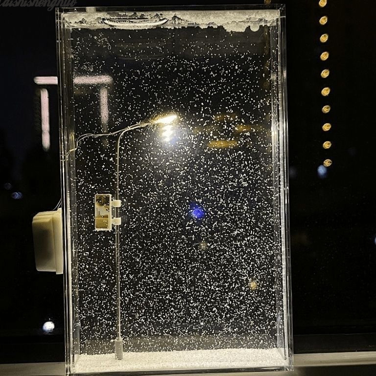 Snow Night Flowing Hemp Night Light ฉากหิมะทําด้วยมือ DIY วัสดุ Pack ของขวัญวันเกิด
