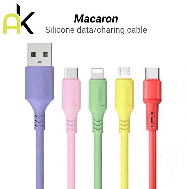 AK สายชาร์จ 3a Type-C Micro USB ซิงโครไนซ์ข้อมูล ปลอดภัย และเร็วขึ้น สําหรับเงิน แอนดรอยด์