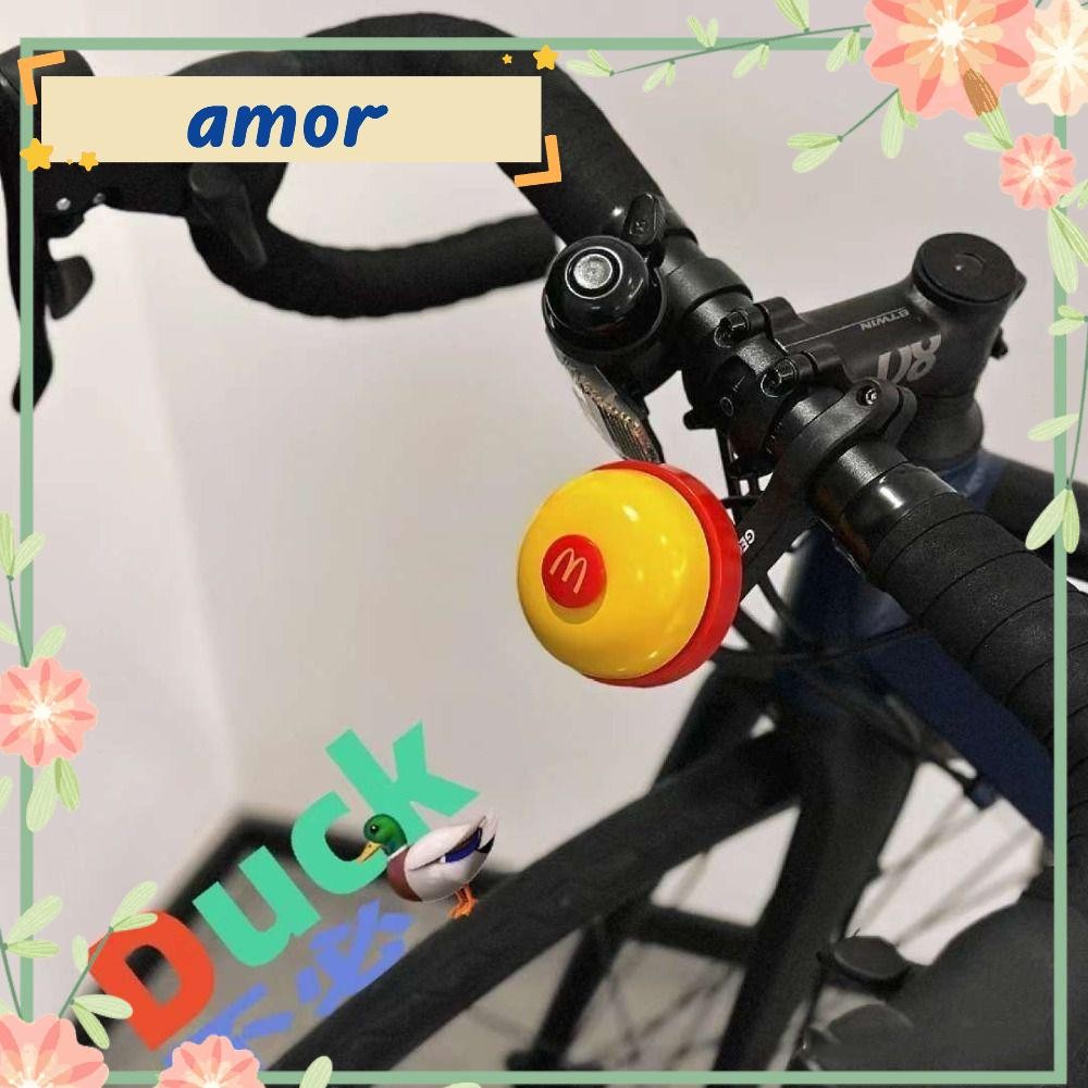 Amor12 จับเวลาร้านอาหาร, McDonald Metal Tinkle Bell, Easy To Operate ความแปลกใหม่ 7.2 ซม. Call Bell ร้านอาหาร