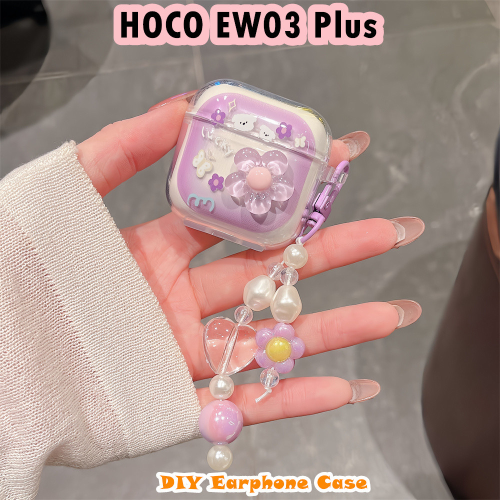 Fast ShipmentFor HOCO EW03 Plus Case DIY การ์ตูนสร้างสรรค์ซิลิโคนอ่อนนุ่มหูฟังกรณีปลอกฝาครอบ