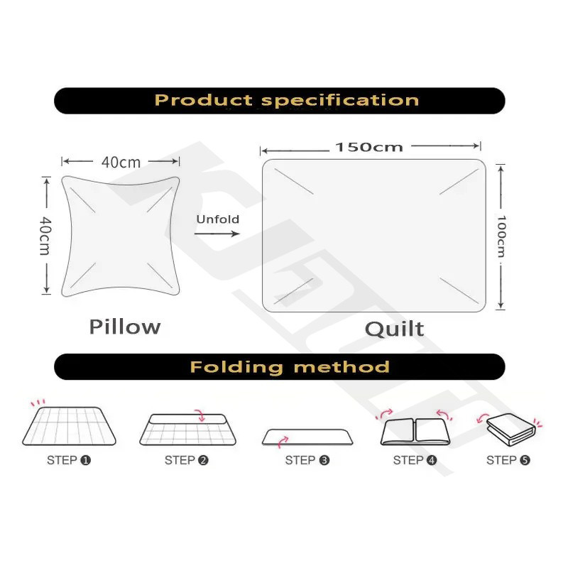 เชอรี่ JAECOO หมอนมัลติฟังก์ชั่นเปลี่ยนเป็นห่มเมื่อเปิด Chery Jaecoo J6 J7 J8 PHEV อุปกรณ์ตกแต่งภายใน - รูปที่ 6