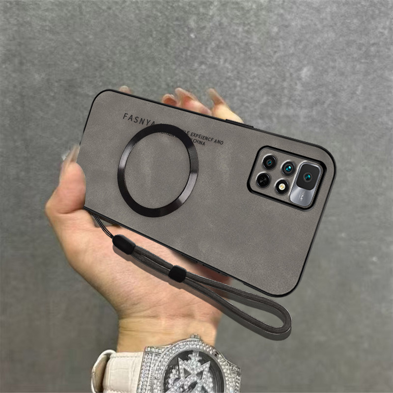 เคส ปลอก Redmi Note 11 4G Redmi Note 11 5G Redmi Note 11s Redmi Note 11 pro 5Gเคสโทรศัพท์Anti DROPและAnti SLIPหนังแกะแหวนดูดแม่เหล็กฝาครอบดูดซับแรงกระแทกybpcxqtks