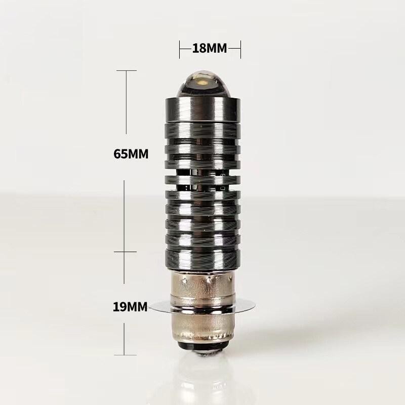 หลอดไฟหน้า LED มอเตอร์ไซค์ รุ่นใหม่2023(สว่างเพิ่ม 100%) สีขาว/สีเหลือง/สีไอซ์บลู ใส่ได้กับมอเตอร์ไซค์AC/DCได้ทุกรุ่น - รูปที่ 3