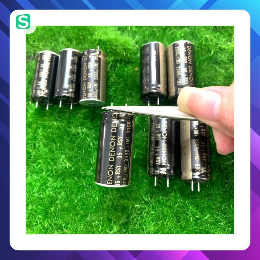 ใหม่ ELNA DENON 35V 3300UF, 35V3300UF, 3300UF35V, 3300UF 35V CAPACITOR