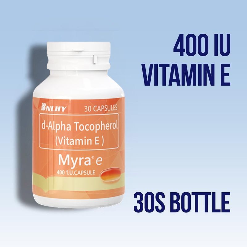 BNLHY Myra E 400 IU 30s Bottle d-Alpha Tocopherol - วิตามินอี