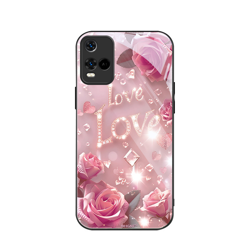 สําหรับ Vivo Y21s /Vivo Y21 2021/Vivo Y33S 4G , รัก, บุคลิกภาพอินเทรนด์, เคสป้องกันโทรศัพท์ป้องกันกา