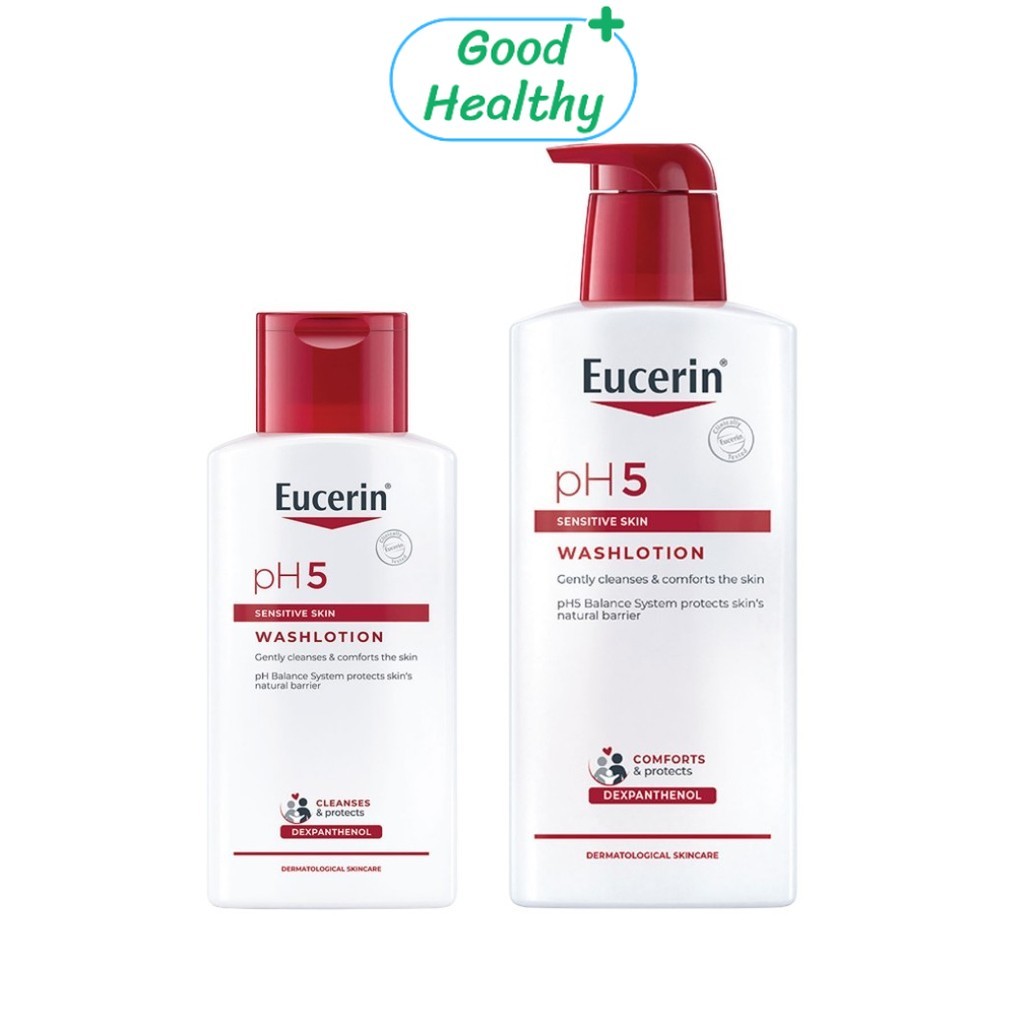 EUCERIN pH5 WASHLOTION วอชโลชั่น ครีมอาบน้ำ wash lotion