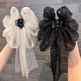 XUAN แฟชั่นขนาดใหญ่โบว์ผม Claw คลิป Super Fairy อารมณ์ Headdress ผู้หญิงหวานอุปกรณ์เสริมผม TH