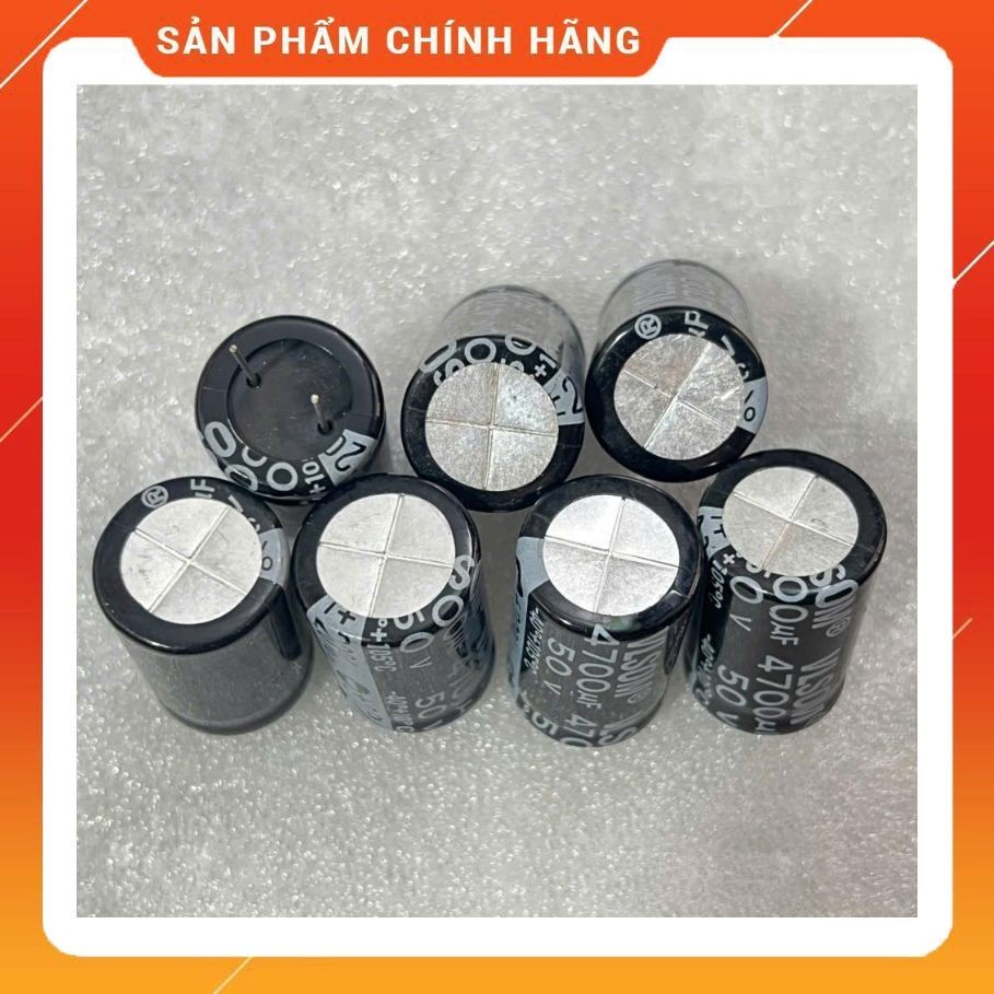 [ 2 ชิ้น ] CAPACITOR 50V 4700UF, 50V4700UF, 4700UF50V, 4700UF 50V (22x35mm )