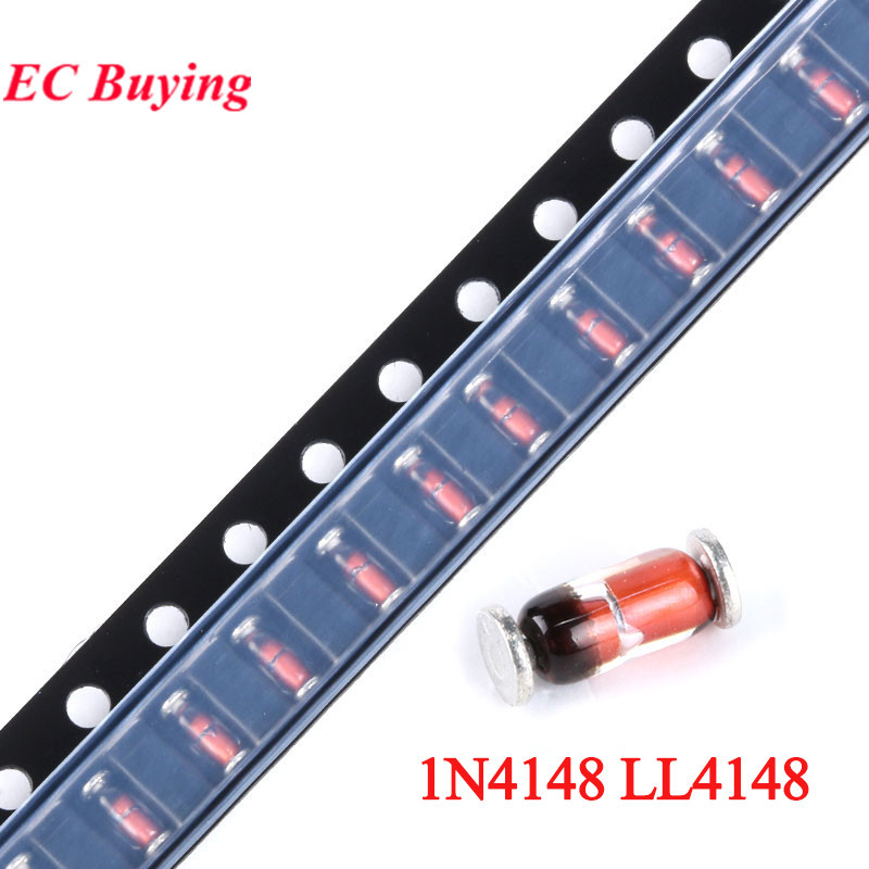 100pcs/lot SMD 1N4148 LL4148 4148 LL34 Switching Diodes 1206 Package