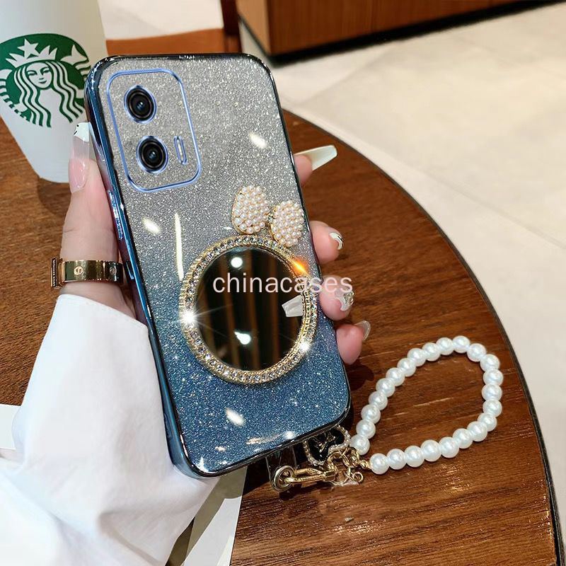 Motorola MOTO EDGE 20 30 G72 G73 G13 G23 G14 E13 E22 E22I E32 เคสโทรศัพท์ฝาครอบโปร่งใส Shell pearl b