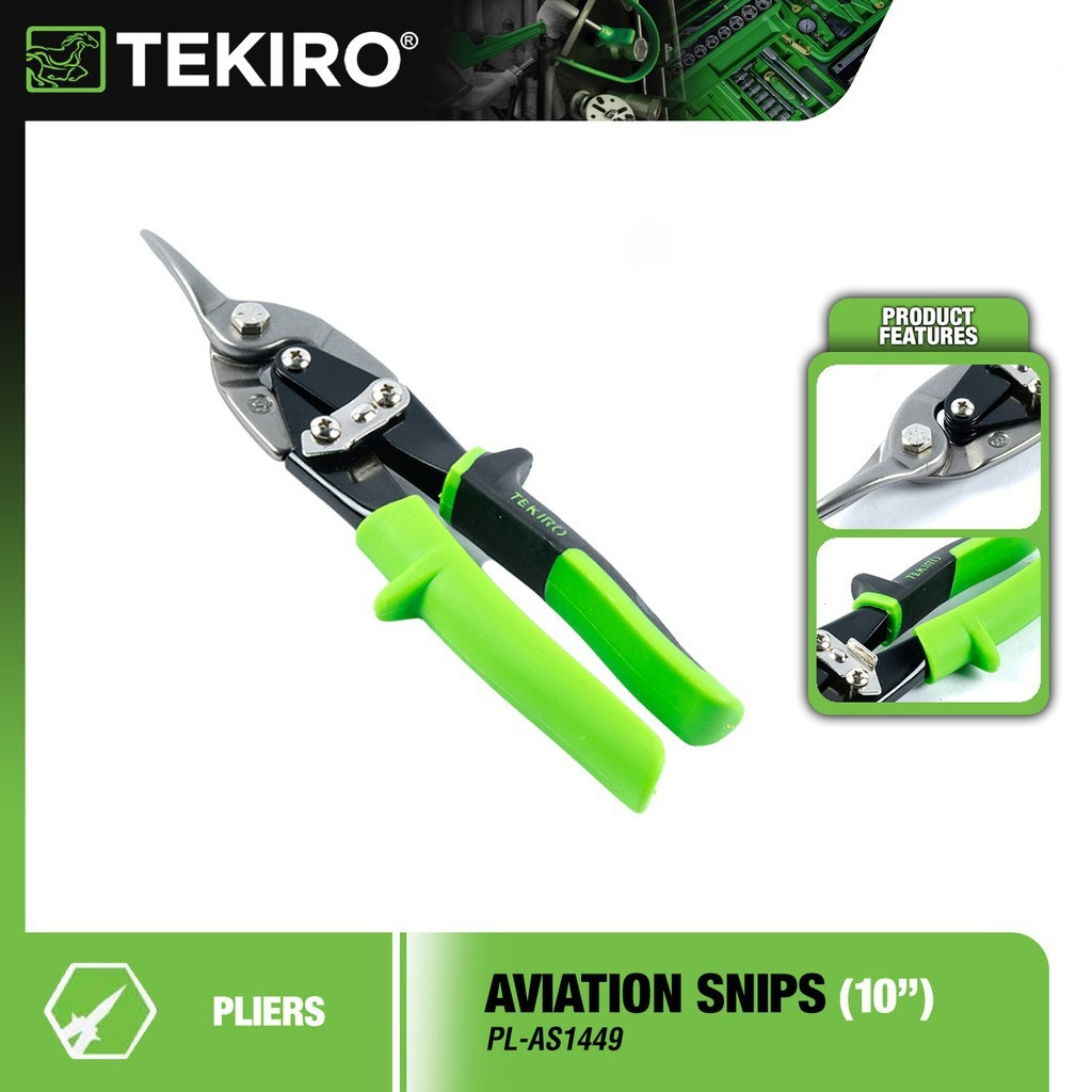 TEKIRO Aviation Snips (10") PL-AS1449