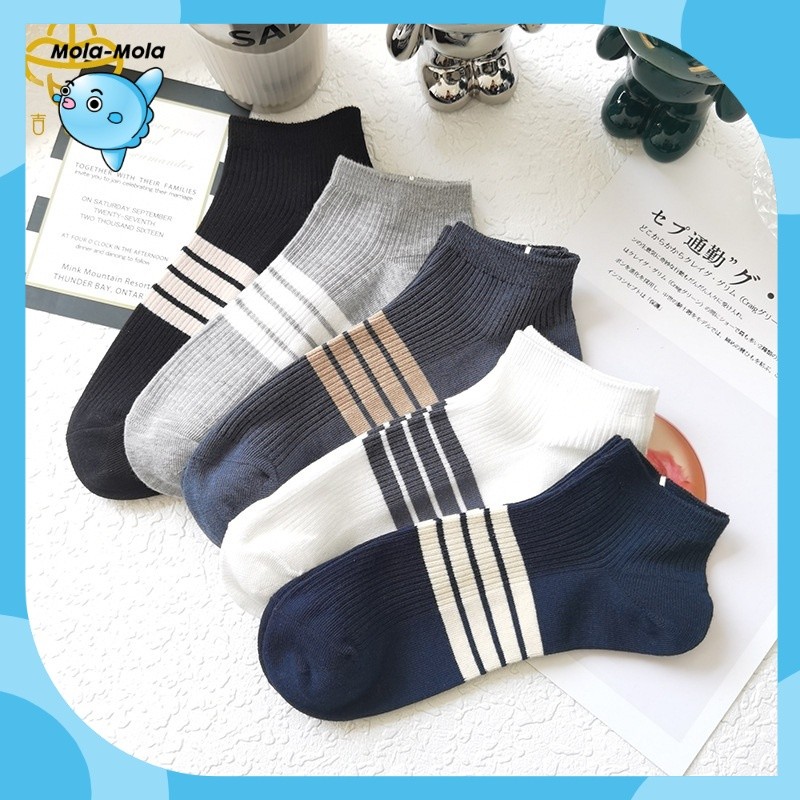 KS43 ถุงเท้าผู้ชายถุงเท้าสํานักงานถุงเท้าข้อเท้า Y1689