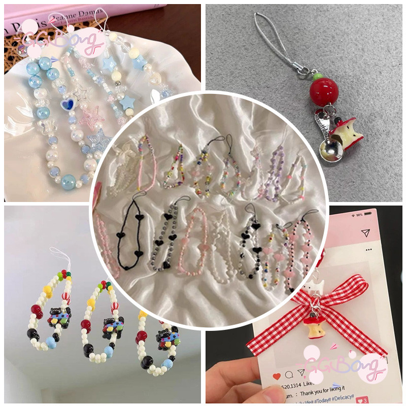 New Girl Shell Love Heat Stars Chain Phone Chain Fresh and Sweet Hand Hand Handed Had Fruit On