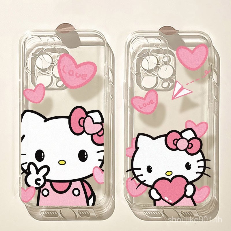 Hello Kitty Space Case เหมาะสําหรับเคสโทรศัพท์ iPhone เหมาะสําหรับ iPhone 16 Pro Max/15/14 Pro Max/1