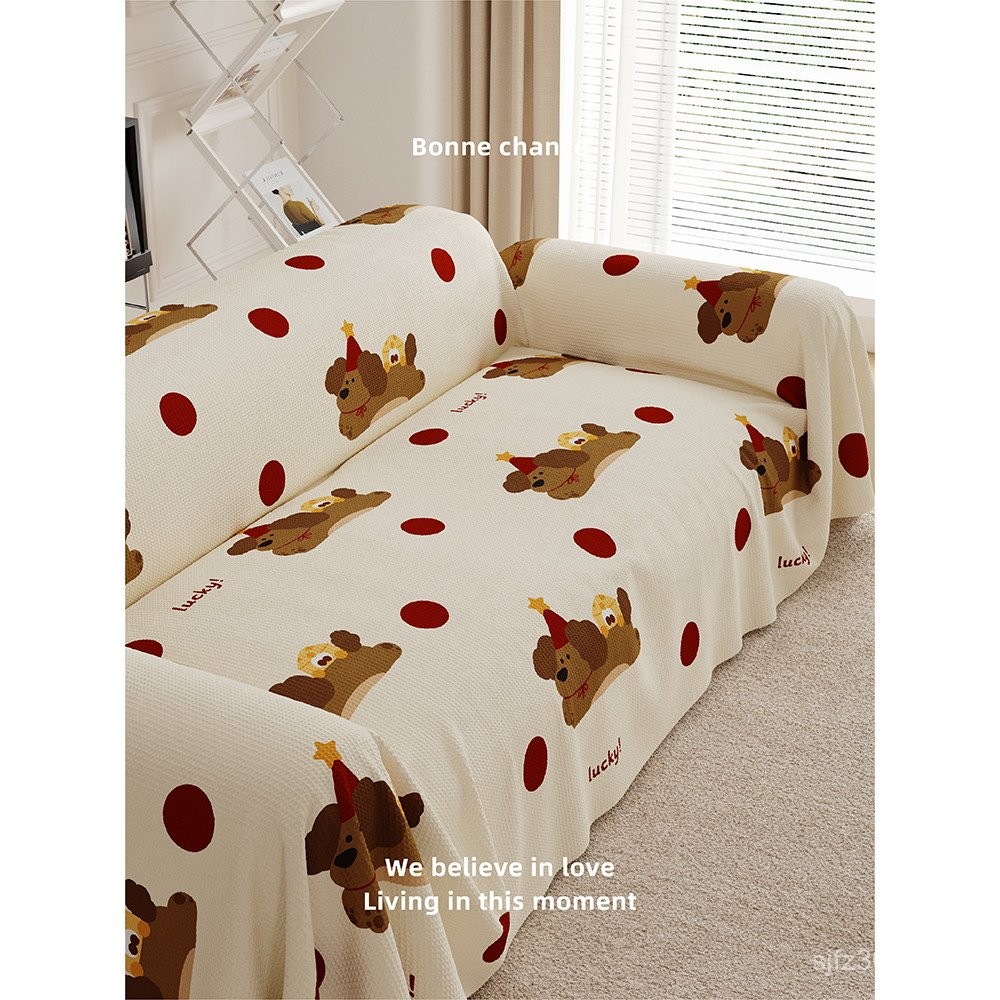 Fengyi Anti-Cat Scratch รวมทุกอย่างโซฟาผ้าห่ม Anti-Slip โซฟาเบาะทั้งกันน้ําผ้าผ้าเช็ดตัวครีม Four Se