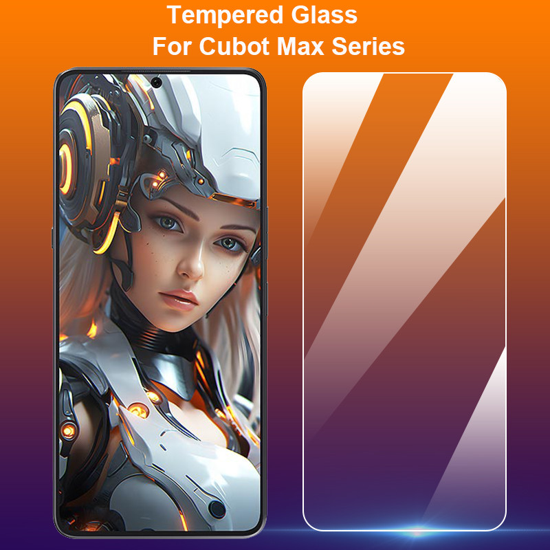 ใช้งานร่วมกับสําหรับ Cubot Max 5 3 Max3 Max5 กระจกนิรภัยใส 9H 2.5D Premium Screen Protector ฟิล์มป้อ