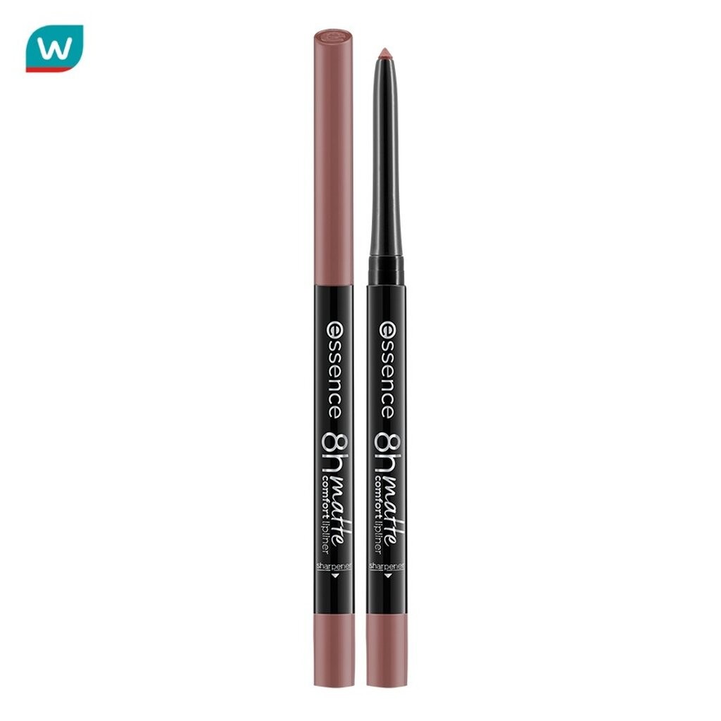 Essence เอสเซนส์ 8อาวส์ แมตต์ คอมฟอร์ท ลิป ไลเนอร์ 0.3ก. 02 ซิลกี้ เฮเซลนัท
