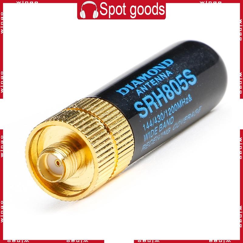 WIN DIAMOND SRH805S SMA-F หญิงเสาอากาศ Dual Band GT-3 UV-5R BF-888s วิทยุสําหรับ BF-UV5RB BF-UV5RC