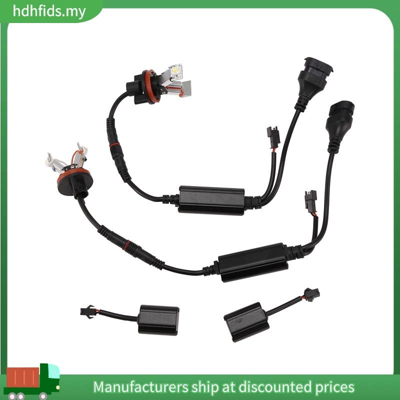 2 ชิ้นรถ LED Angel Eye Light 6000 พัน H8 หลอดไฟสําหรับ E82 E87 E90 E91 E92 M3 E93 E60 E61 E63 E70 X5