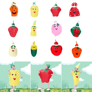 ชุดคอสเพลย์ผลไม้สำหรับเด็ก พกพาสะดวก น้ำหนักเบามาก สวมใส่สบา…