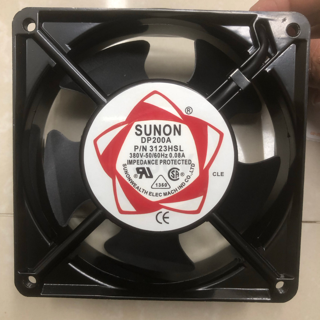Jianzhun Axial Fan SUNON DP200A AC220V 380V ตู้เชื่อมพัดลมระบายความร้อนเงียบ 12 ซม.