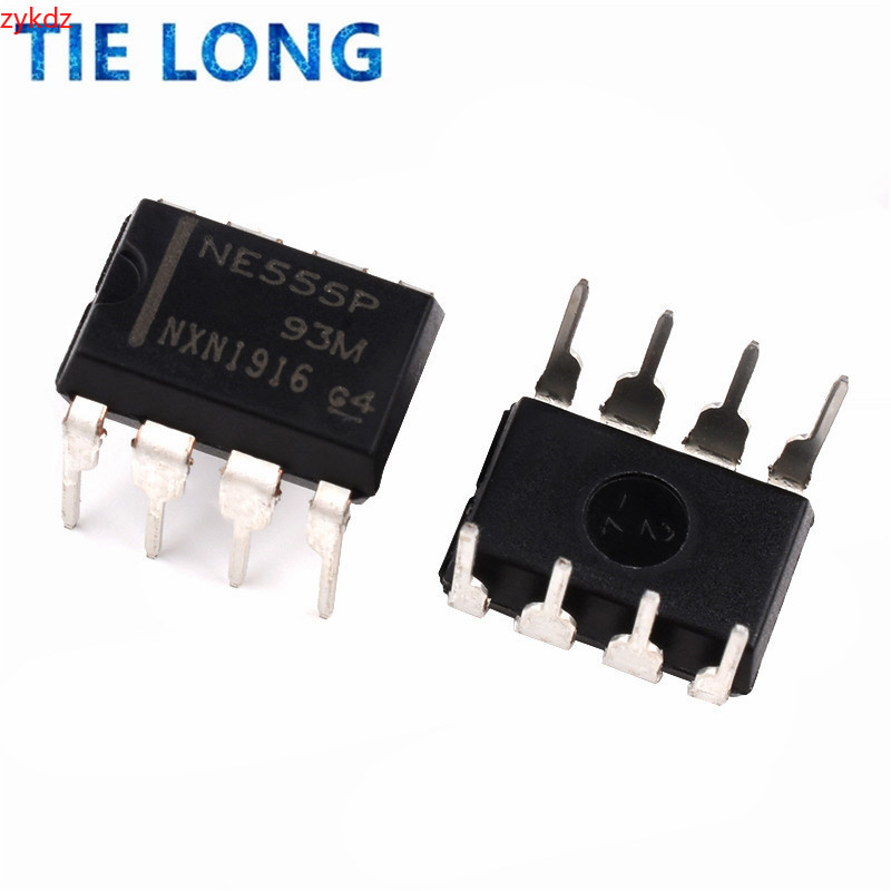 100 ชิ้น/ล็อตใหม่ NE555 NE555P NE555N 555 จับเวลา DIP-8 TEXAS