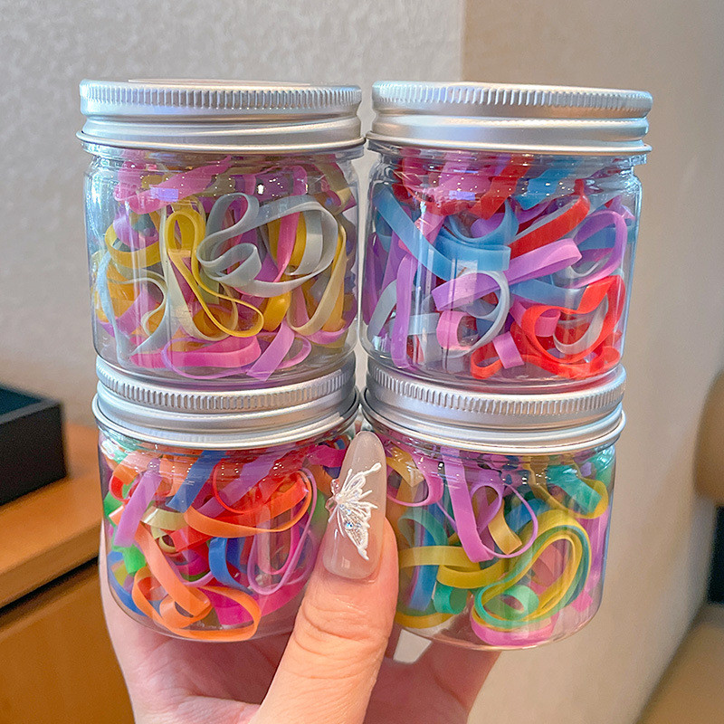 ผ้าผูกผมแบบใช้แล้วทิ้งสำหรับเด็กผู้หญิง สีสันสวยงาม ยืดหยุ่นสูง ไม่ทำลายผม